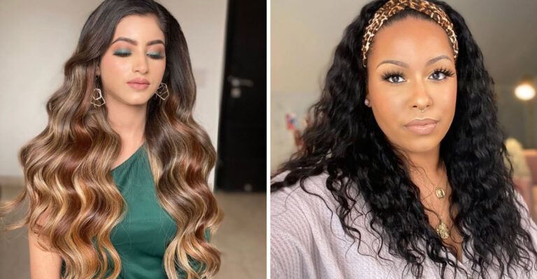 31 superbes coiffures longues pour visages ronds