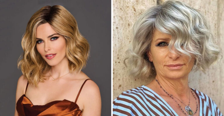 31 Youthful Wavy Bobs For Mature Women