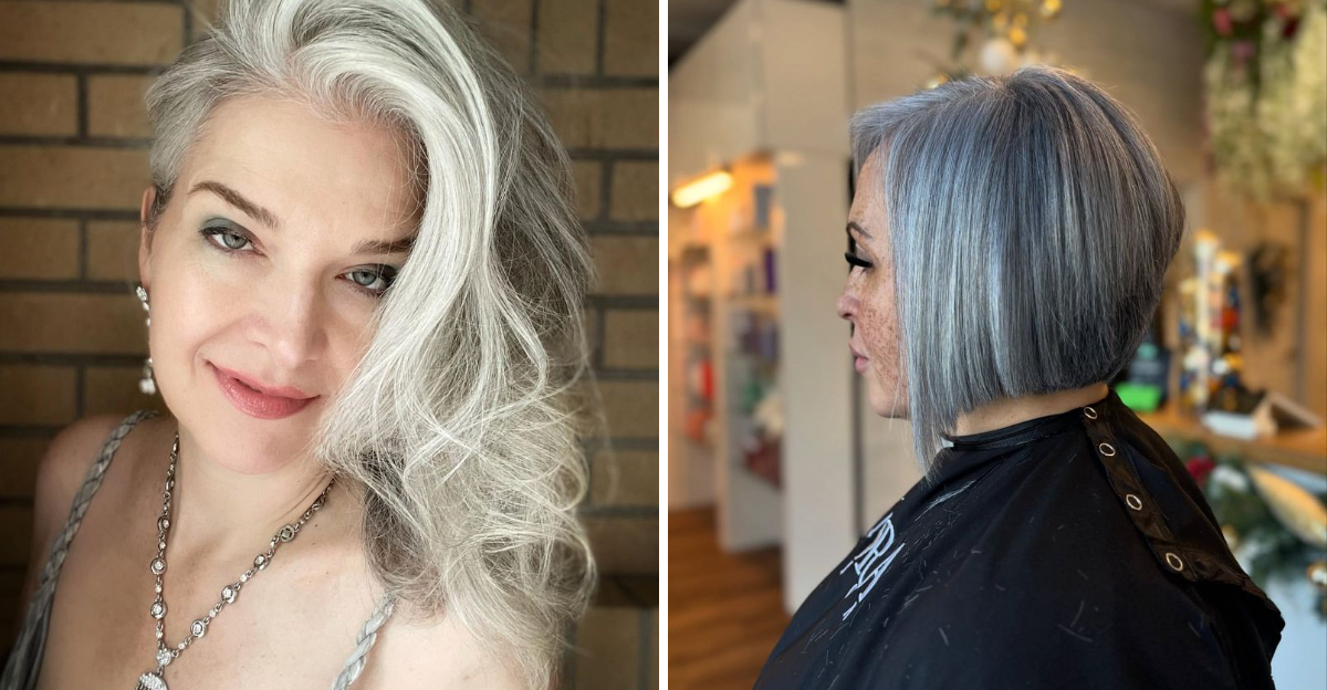 32 Best Short Haircuts To Camouflage Gray Hair