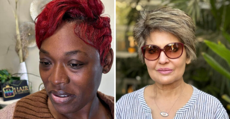 32 Fresh Long Pixie Haircuts For Women Over 50