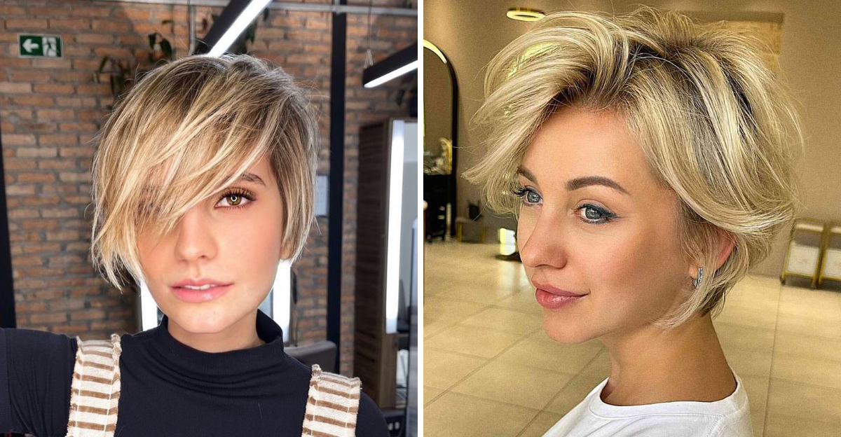 bold long pixie cuts for round faces