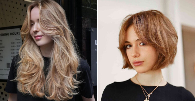 34 idee per capelli a strati di tendenza per domare i capelli spessi nel 2025