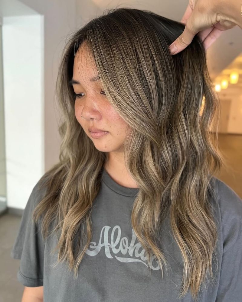 Ash Blonde Strands