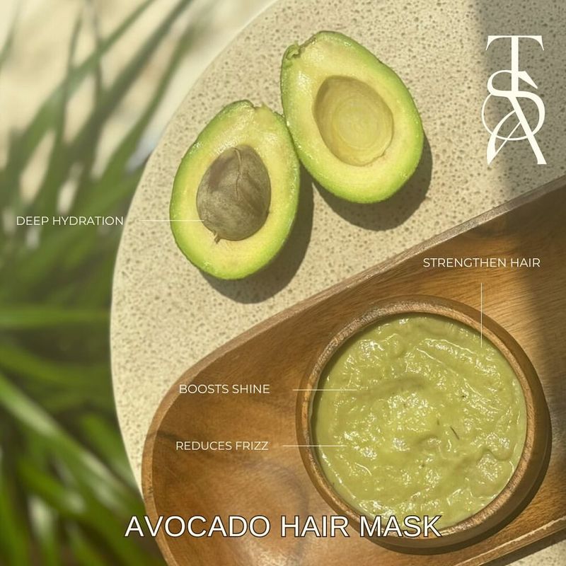 Maschera all'avocado