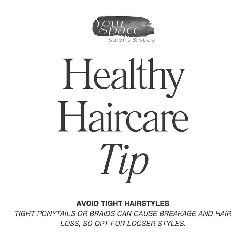 Avoid Tight Hairstyles