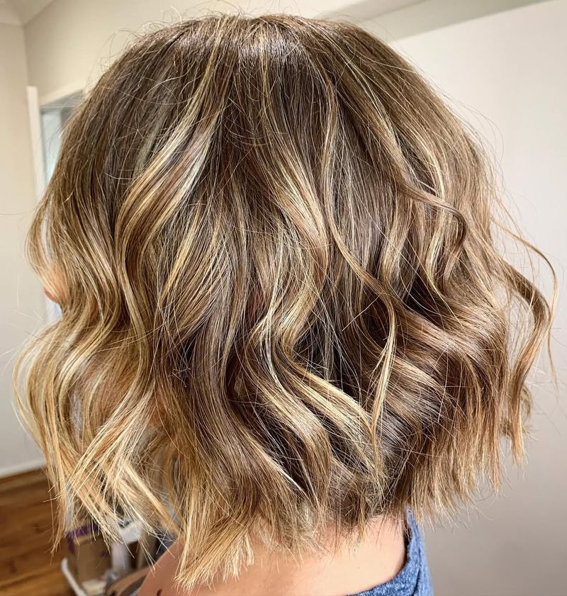 Balayage Golvende Bob