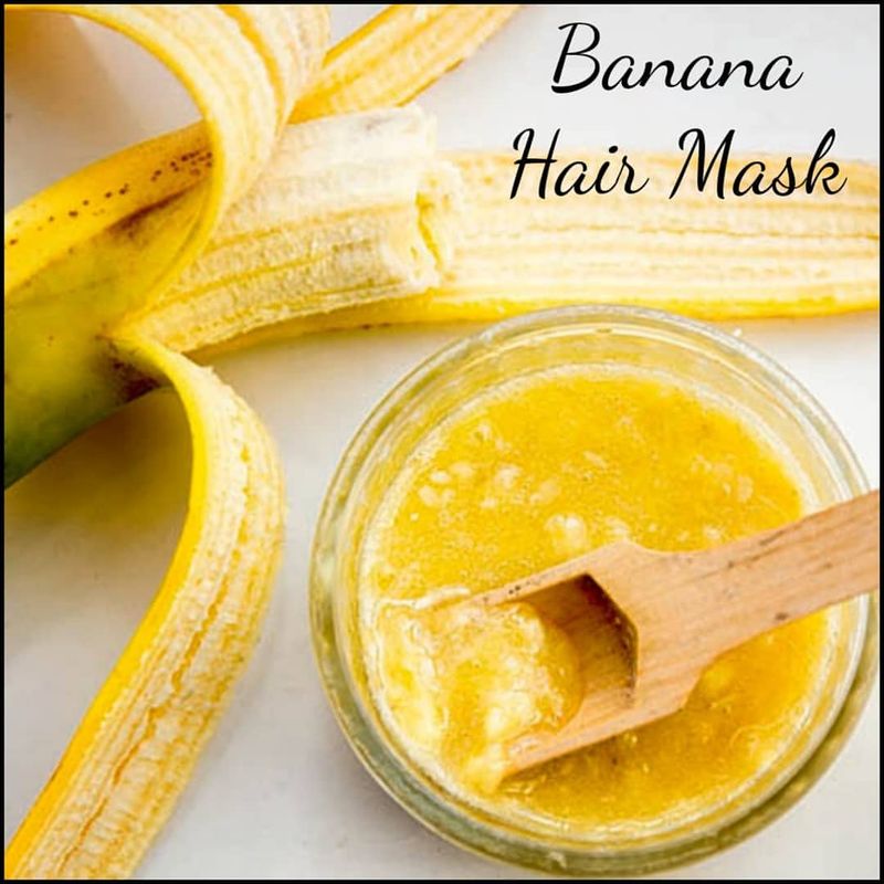 Maschera per capelli alla banana