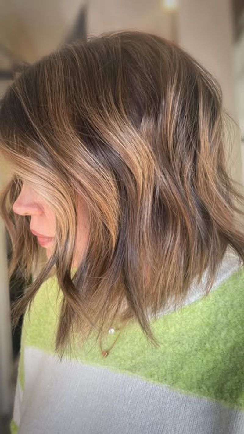 Blended Balayage Lob