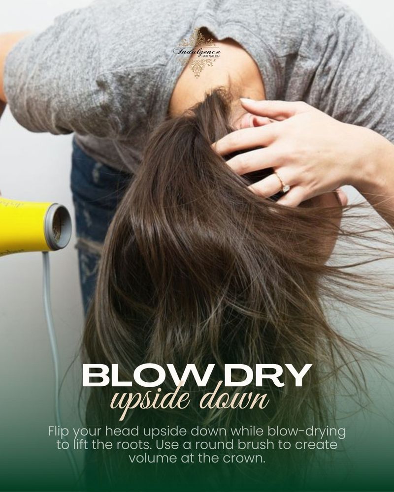 Blow Dry Upside Down