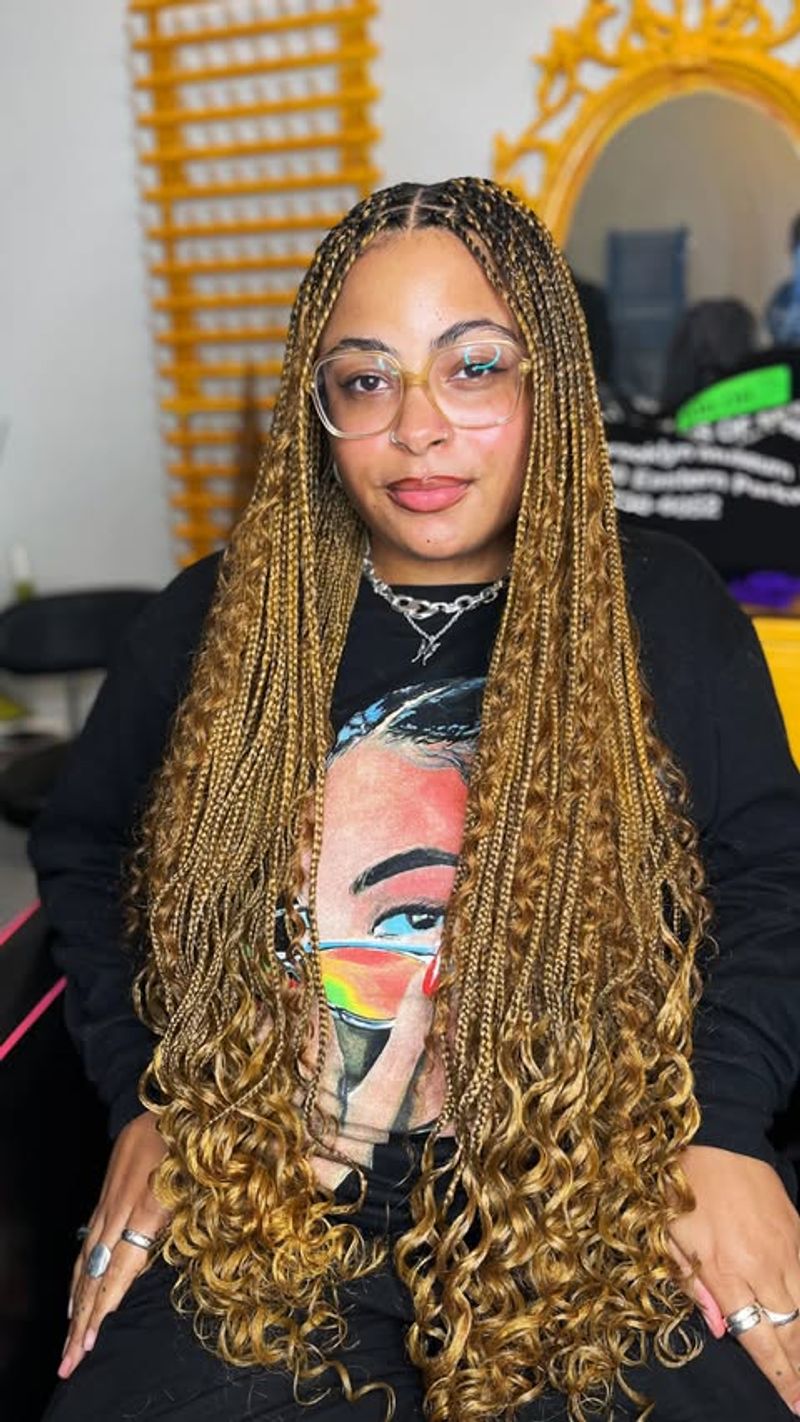 Bohemian Box Braids