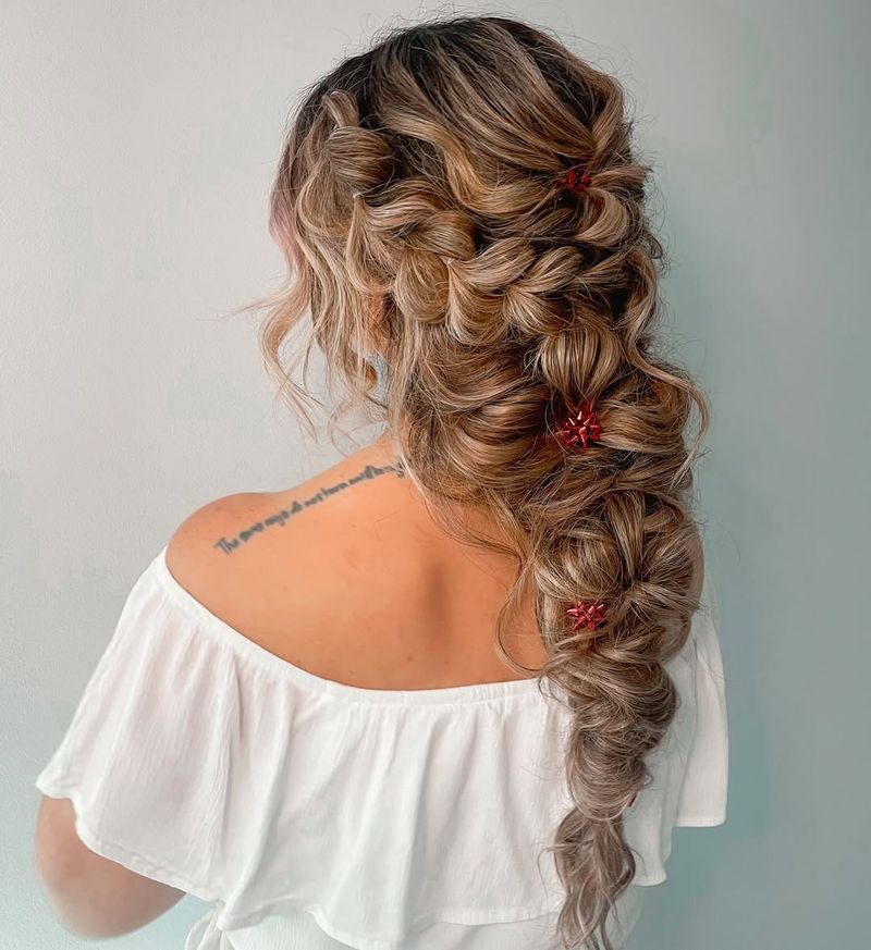 Boho Braided Updo