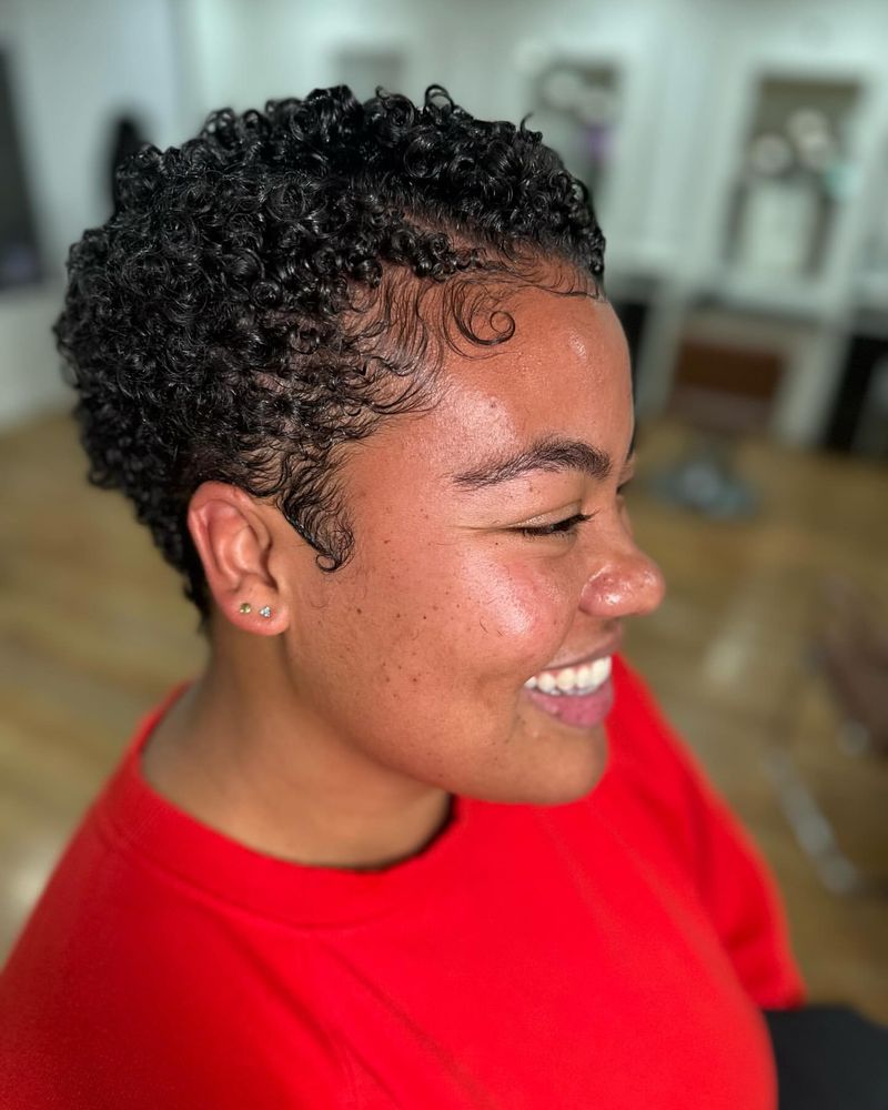 Bold Curly Pixie