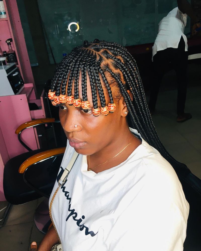 Braided Bangs