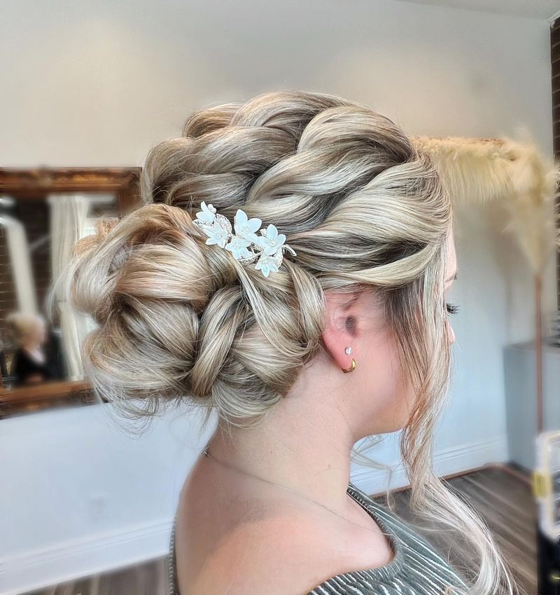 Chignon tressé