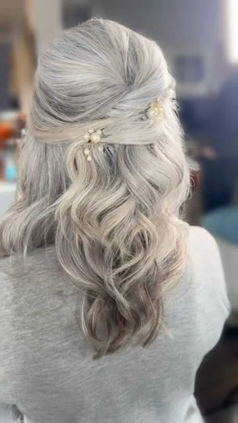 Casual Half-Updo