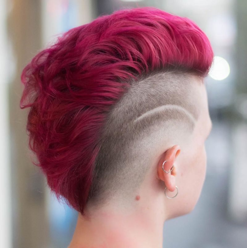 Cherry Red Mohawk