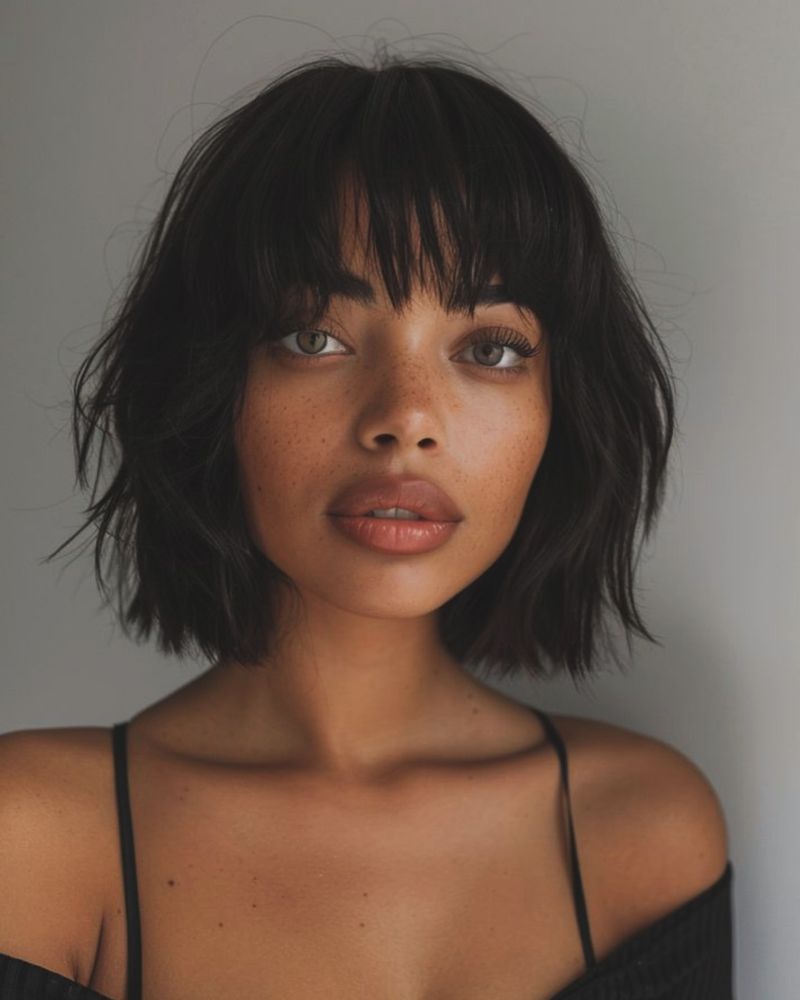 Chic Bob with Bangs