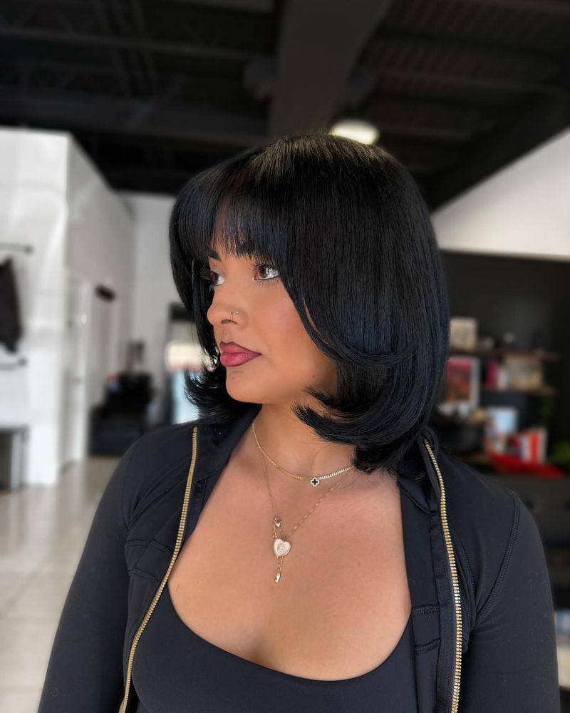 Chic Bob with Bangs