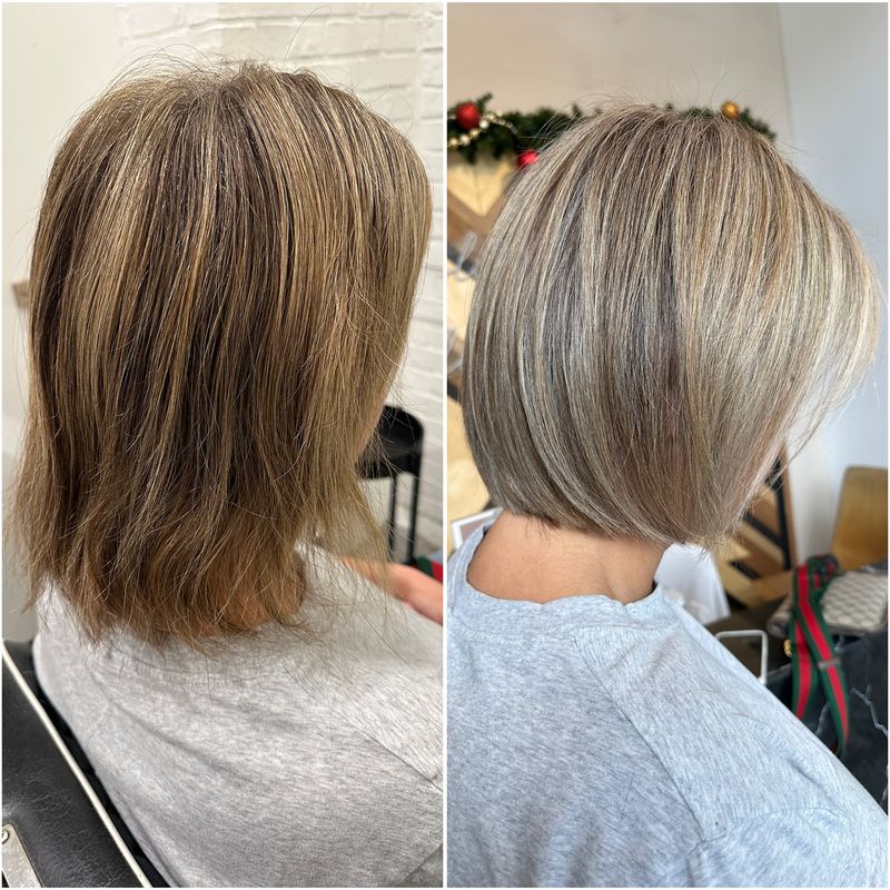 Chic Bob with Highlights