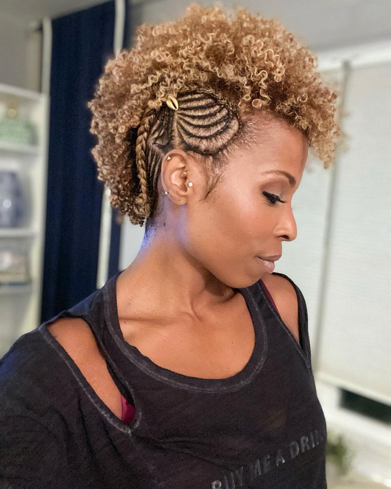 Chic Curly Mohawk