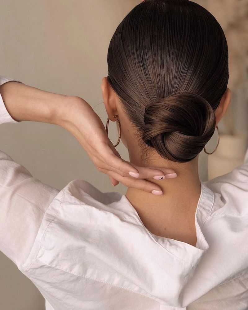 Chignon basso chic