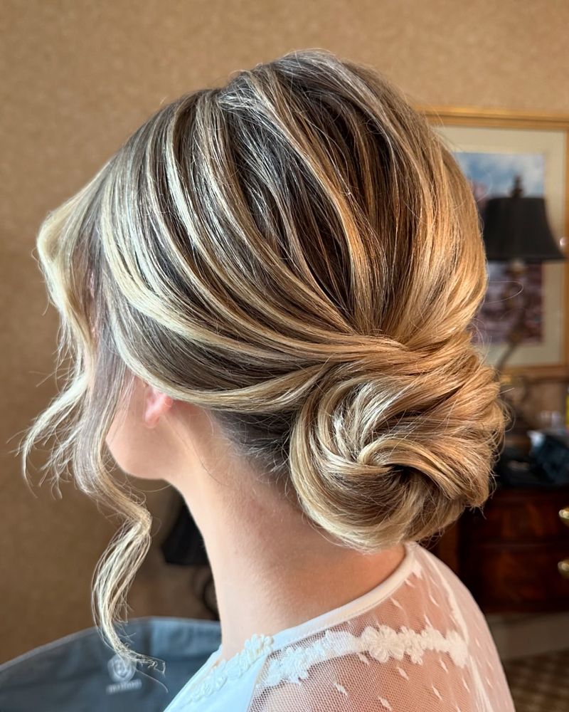 Chignon basso chic