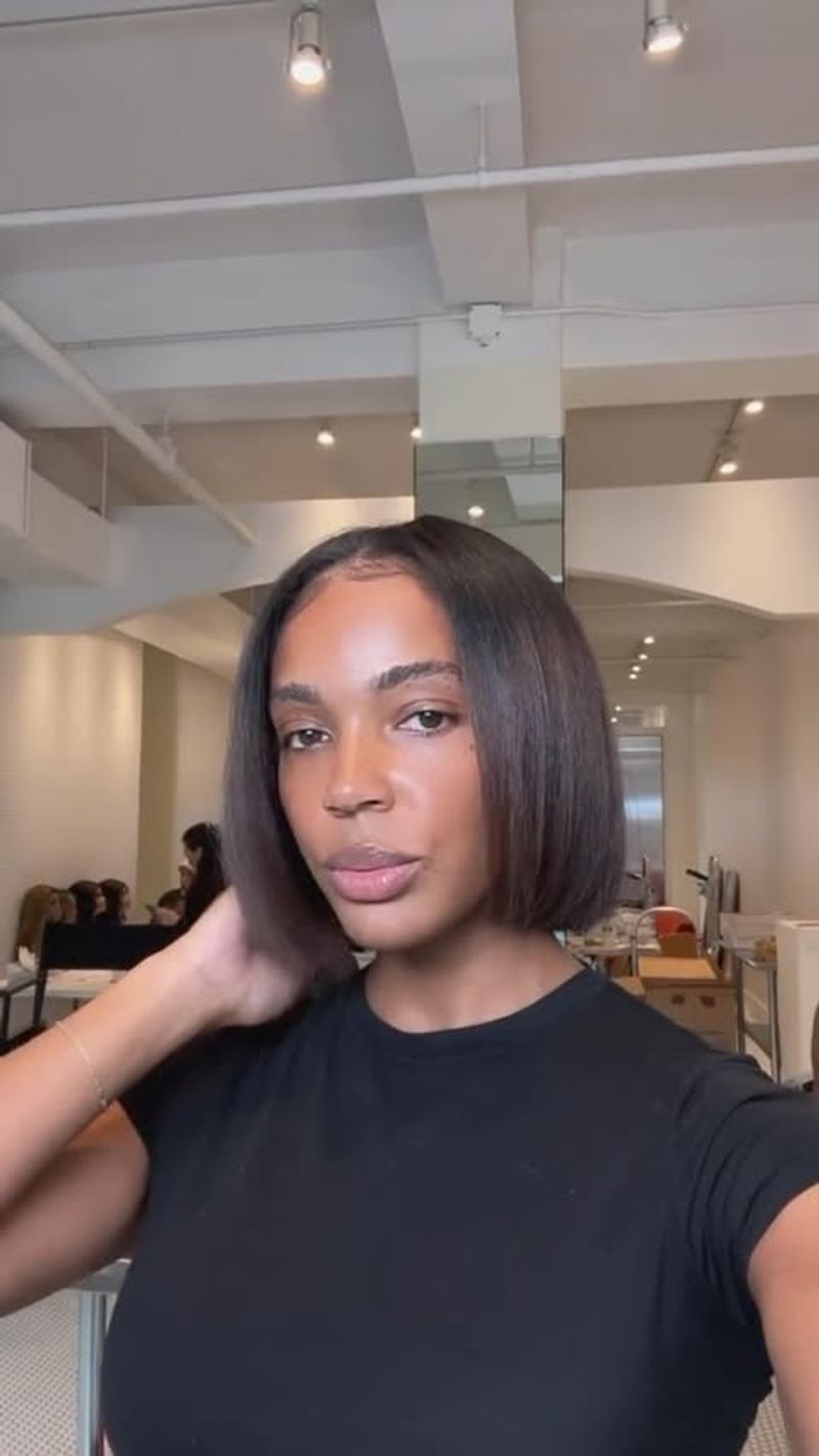 Bob clásico para cabello fino