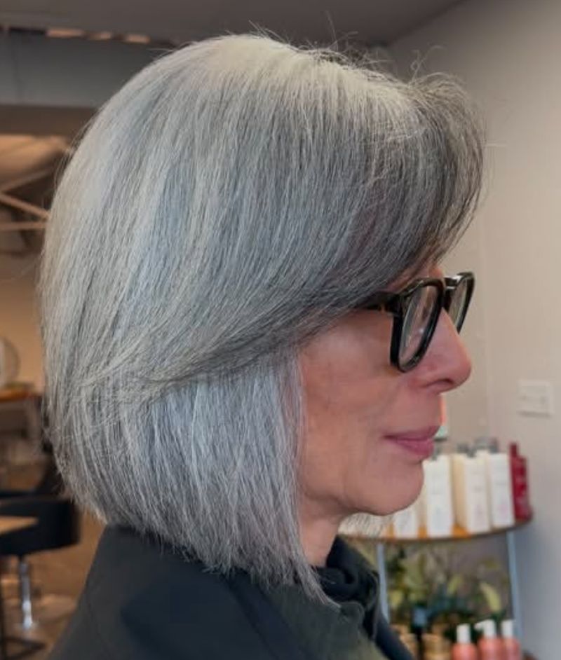 Classic Gray Bob