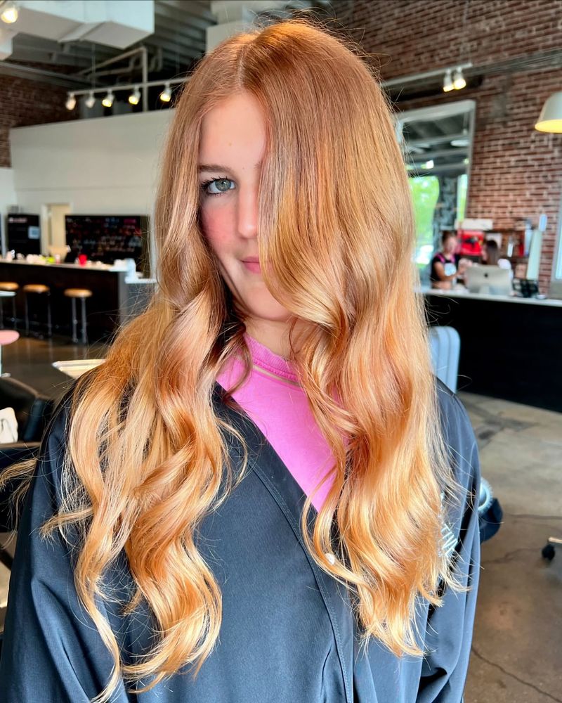 Classic Strawberry Blonde Waves