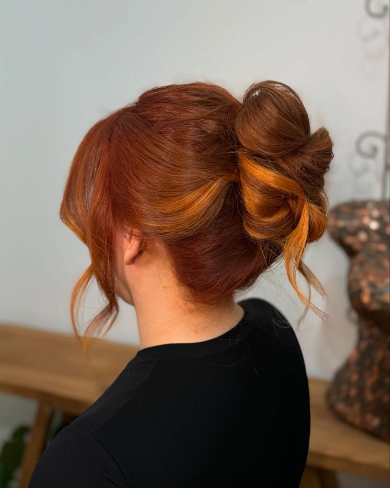 Updos con spirale di rame