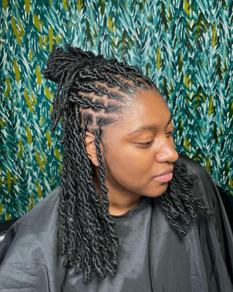 Tranças com Faux Locs