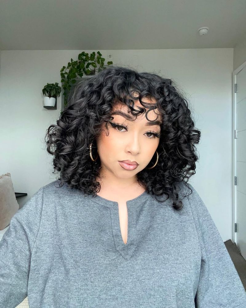 Curly Bangs