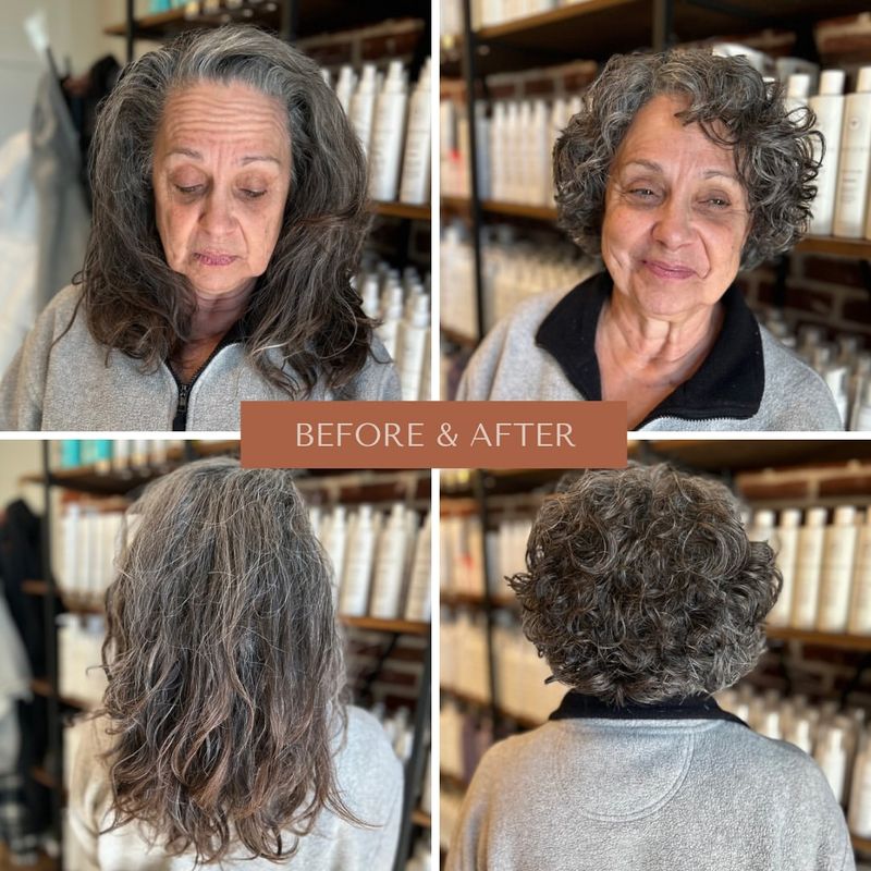 Curly Bob for Seniors