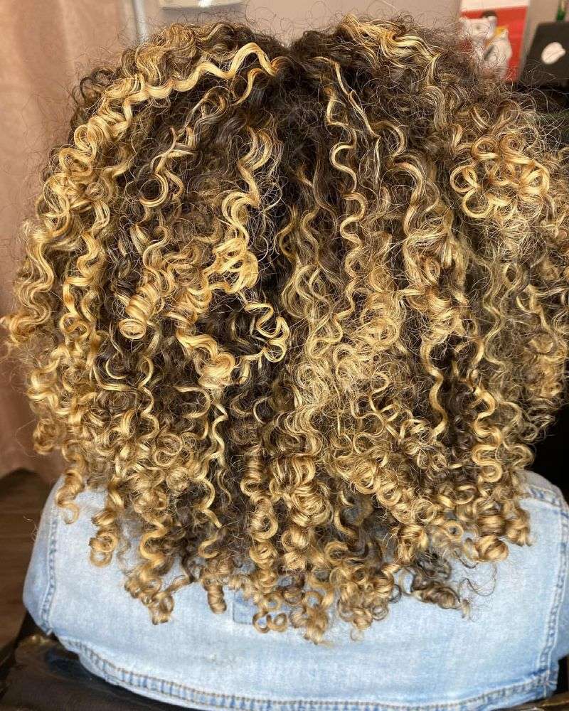 Curly Layers with Ombre