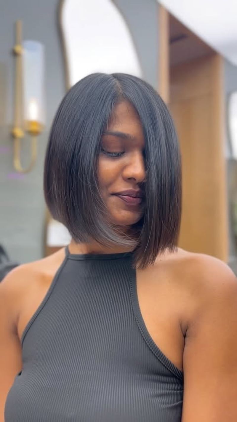 Edgy Razor-Cut Bob