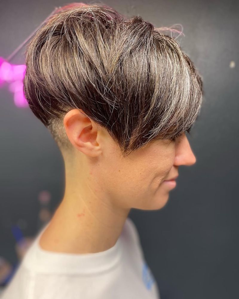 Edgy Undercut Pixie