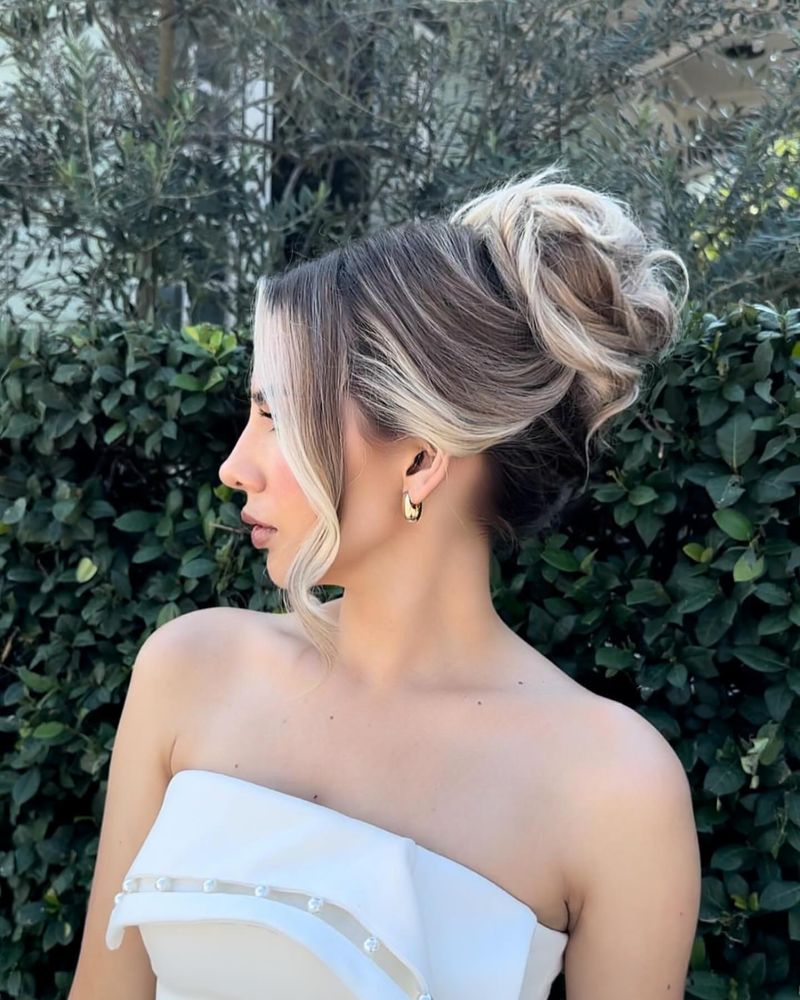 Elegant French Twist with a Modern Twist