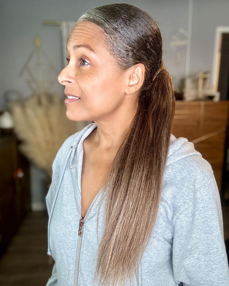 Elegant Low Ponytail