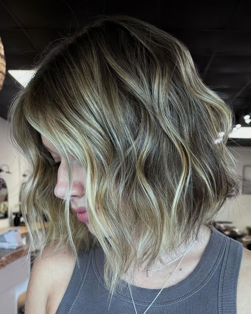 Feathered Tousled Bob