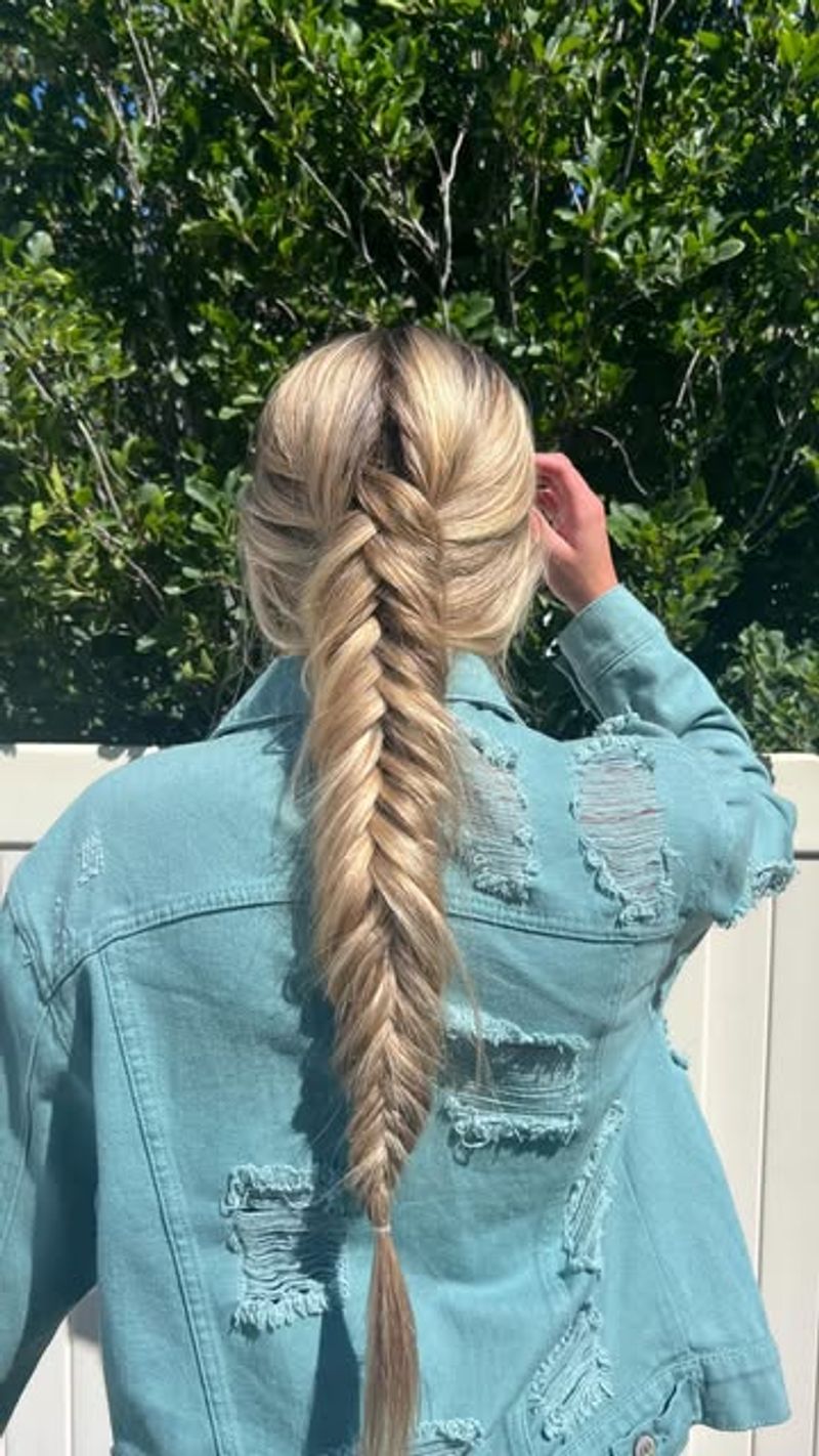 Vlecht in fishtail