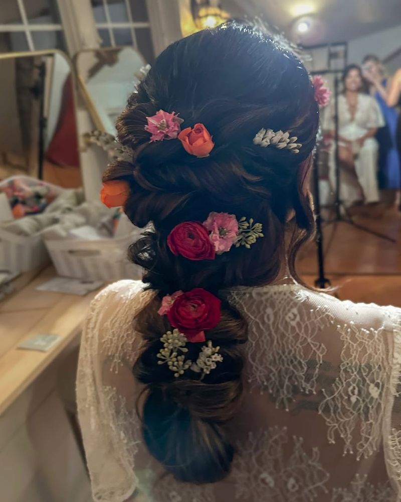 Trenzas florales