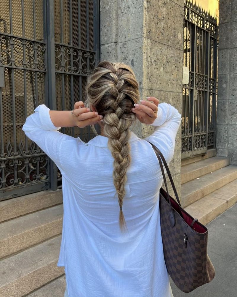 Tresses à la française