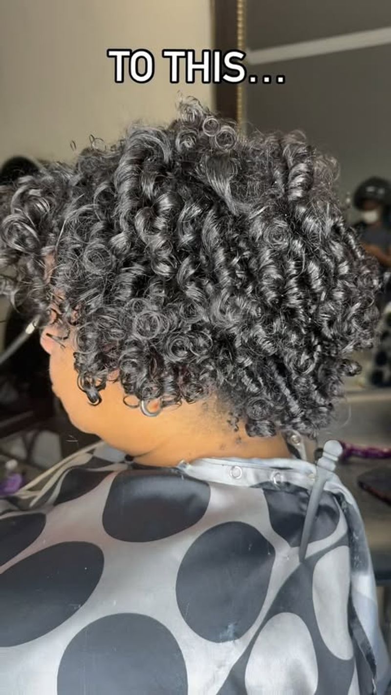 Futuristic Silver Perm