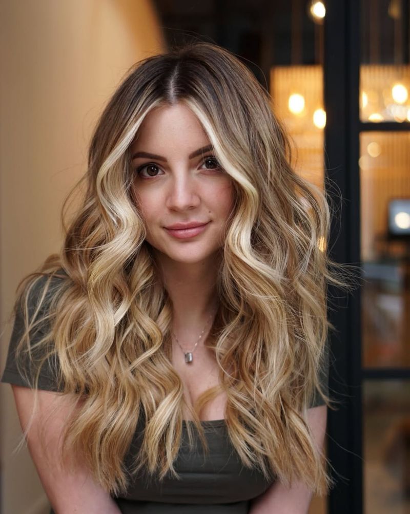 Balayage dorado