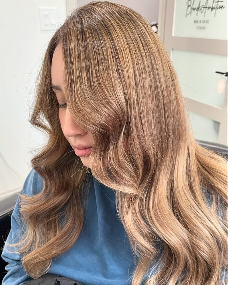 Goudbruine Balayage