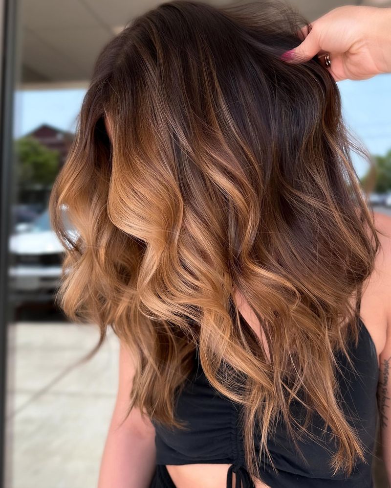 Golden Caramel Highlights