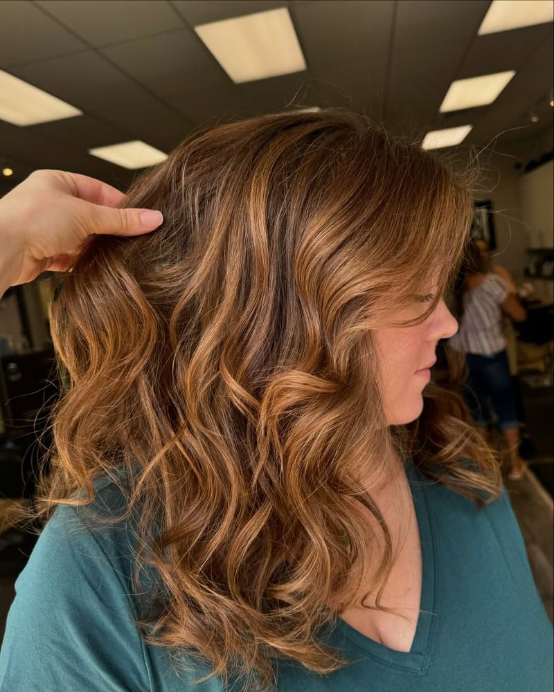 Golden Copper Highlights