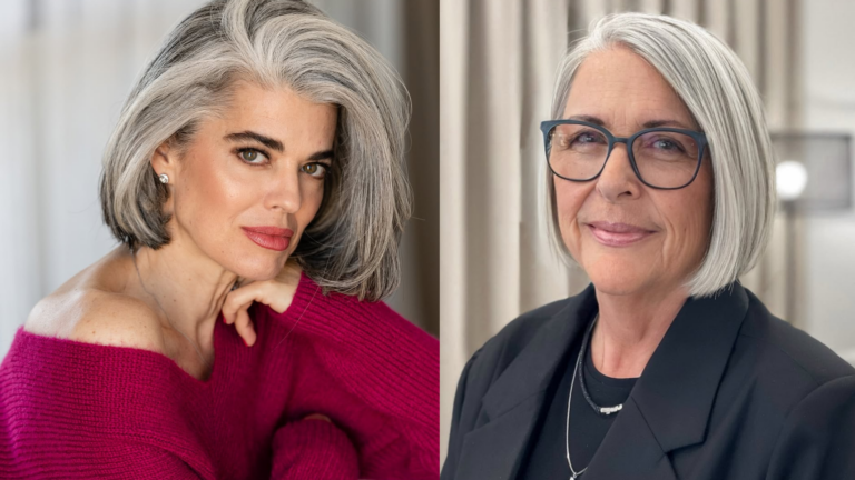 Gray-titude: 27 Gray Bobs That Are The Ultimate Statement Cut