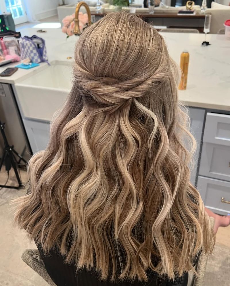 Half-Up Crown Twist