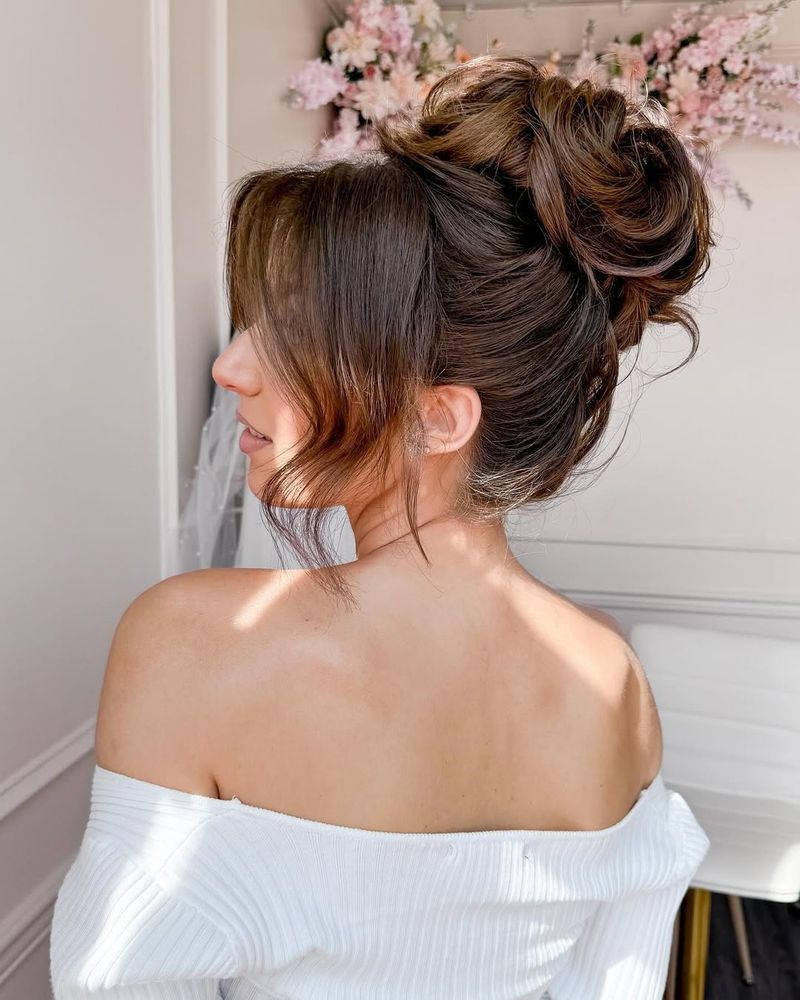 Chignon haut